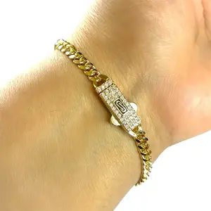 Gold Filled 14K Monaco 4MM Size 8” Bracelet