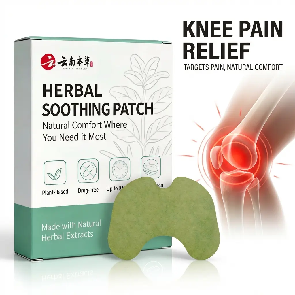 30-Pack Herbal Warming Patches, Natural Herbal Ingredients, Comfortable Daily Wear, Gentle on Skin, Multi-Purpose Patch for Lumbar, Knees, Ankles, Shoulders & Wrists, Home and Travel Use