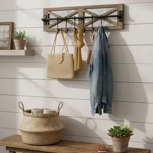 Barn Door Hanging Utility Rack