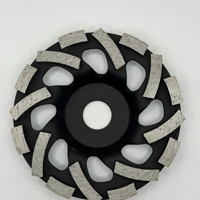 5” Diamond Cup Wheel for Concrete Grinding, Durable Double Row 36 Grit, Ideal for Rough Surface Preparation & Epoxy Application Spot Smooth Removal Enhanced Performance Minor Coatings