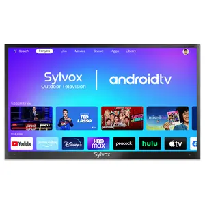 SYLVOX Outdoor TV, 4K UHD Android Television 1000Nit Brightness for Partial Sun, IP55 Weatherproof (Deck Pro) summerwins