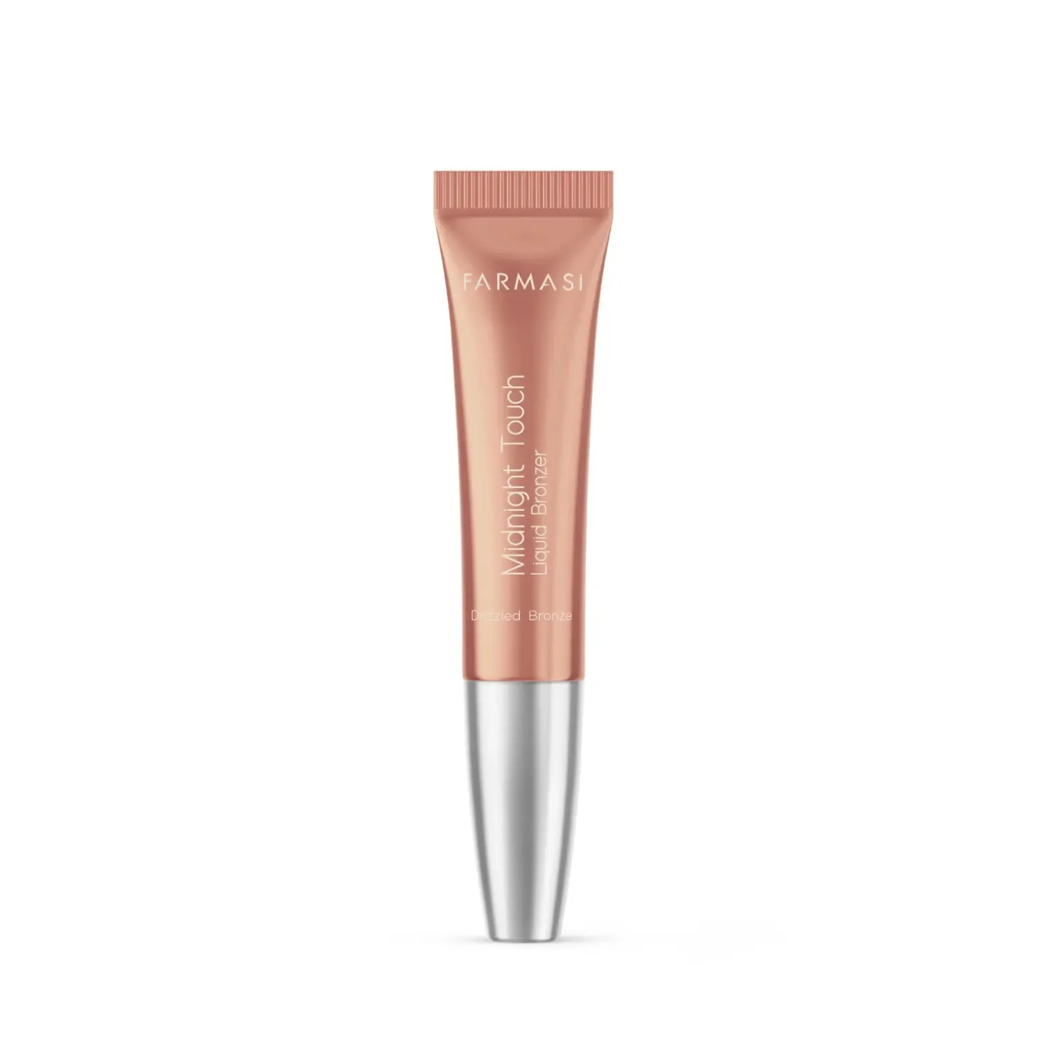FARMASI Midnight Touch Liquid Bronzer & Highlighter with Vitamin E & Hyaluronic Acid, Buildable Sculpting Face Makeup for a Natural Radiance, Drizzled Bronze Shade, 12ml (0.41oz), Cosmetic, Bronzed Glow, Blend Easily