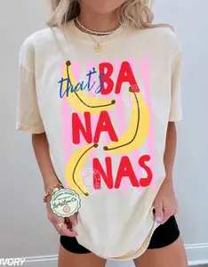 That’s Bananas Shirt, Summer Fruit Tshirt, Food Pun Shirt, Retro Graphic Tee, Banana Graphic Tee, Trendy Summer Shirt, Comfort Colors