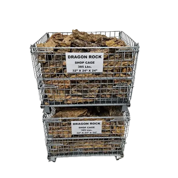 Dragon Ohko Aquascaping Natural Stones - Pre-Washed Hardscape Rocks, Unique Style, Natural Shape, 6"-9", 14"-18", 18"-26" Sizes, 44 lbs Clay-Like Decor for Aquascaping Enthusiasts, Outdoor Gardens Decor, Reef Structure Customization