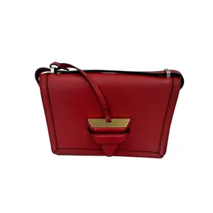 Pre-owned Loewe Calfskin Leather Crossbody Bags Barcelona Bag – Red Calfskin Crossbody