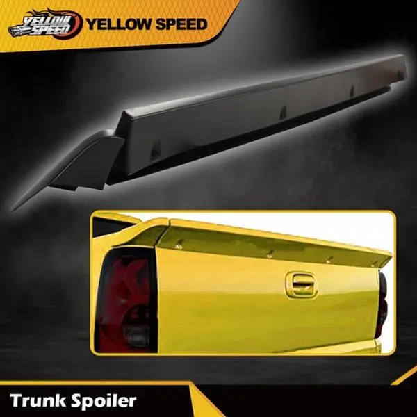 ALLGOOD Car Rear Spoiler, Polyurethane Rear Tail Wing for 1999-2006 Silverado 1500, Sierra 1500 Truck