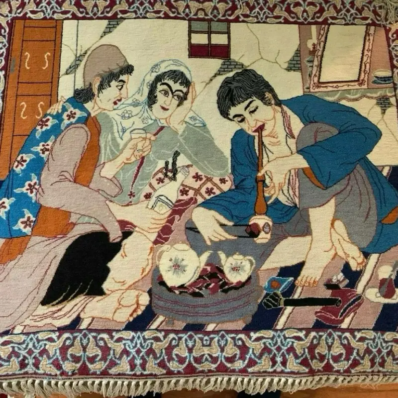 Rare Antique Seirafian Isfahan Persian Rug – 1930s
