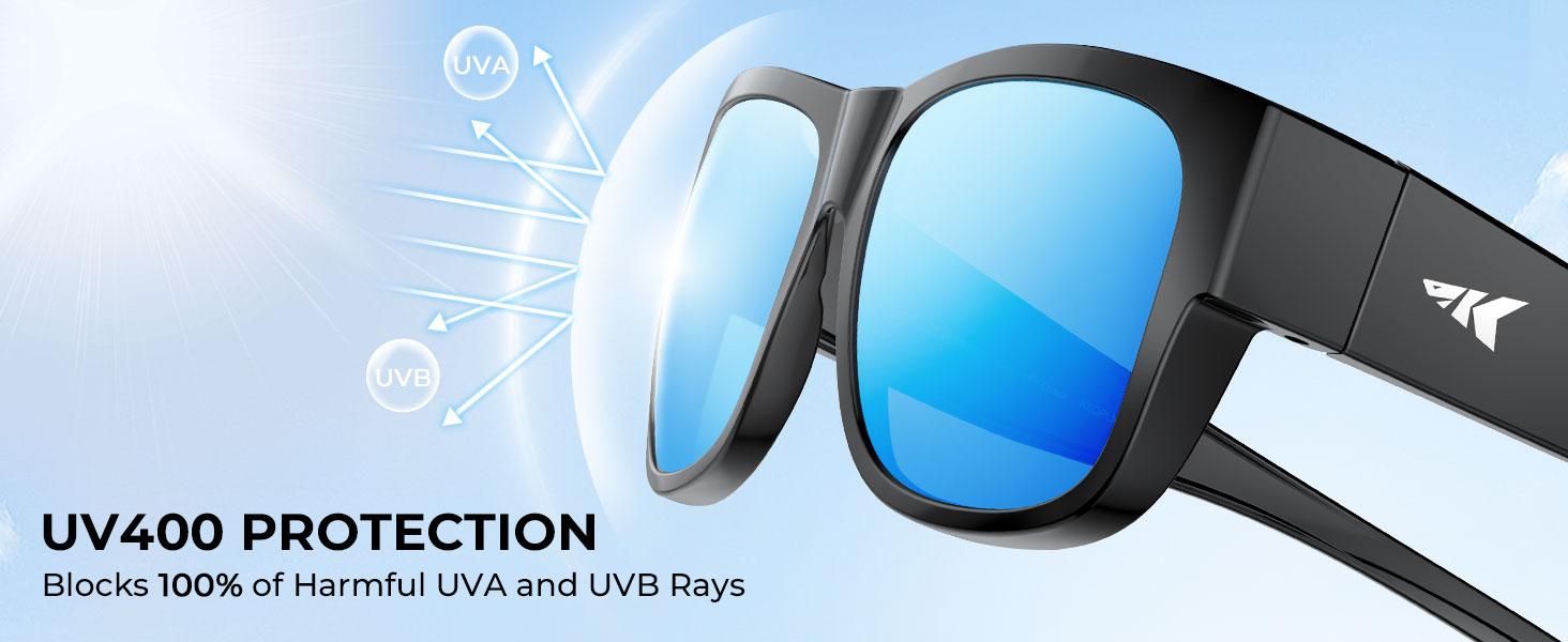 KastKing Chariton Fit-Over Polarized Wrap Around Over Sunglasses for Men and Women, Ideal for Driving Fishing Cycling Running