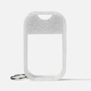 Touchland Frosted Sparkle Hand Mist Case for Power Hand Sanitizer, Bag Charm