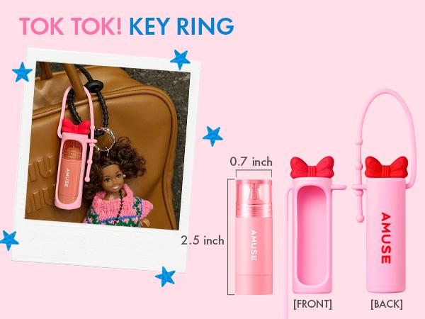 [EXCLUSIVE] CHEEK TOK TOK & Keyring SET | 8 Shades blush