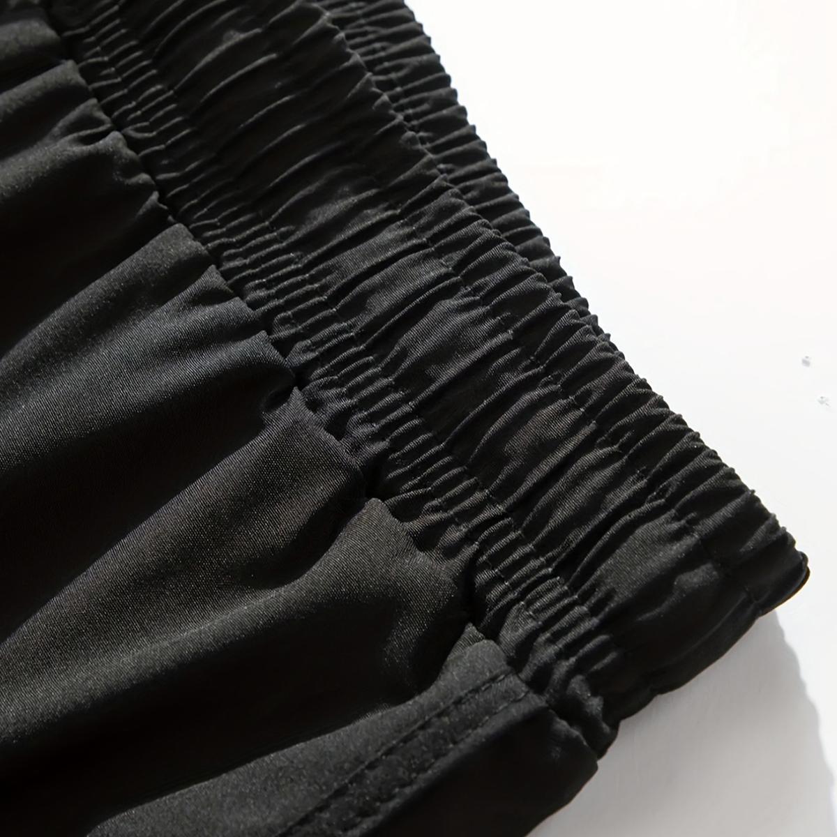 Men's stylish printed pattern sports shorts with side pockets, elastic waistband, lightweight stretch fabric, suitable for running and casual wear - compression shorts | Gray, running shorts | Fashion sports shorts | Comfortable fit