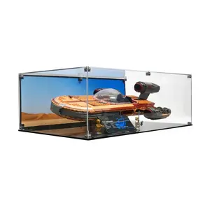 Acrylic Display Case UV Print Compatible with LEGO® 75341 UCS Luke Skywalker Landspeeder - Set Not Included