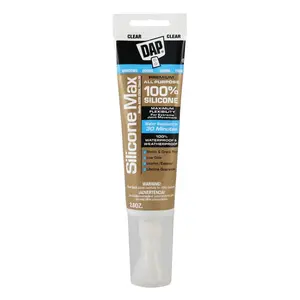DAP Silicone Max 2.8 oz Clear All Purpose Sealant