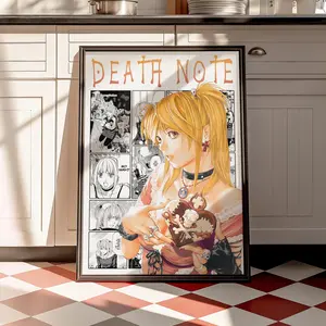 Death Note Misa Poster, Misa Amane Character Print, Manga Room Decor, Anime Wall Art( Unframed - Print Only )