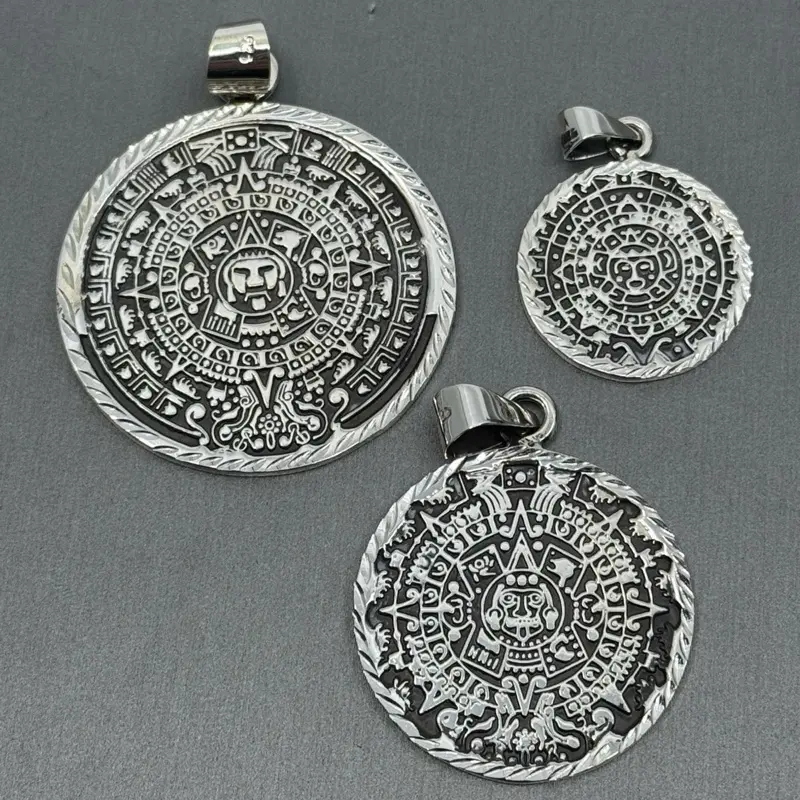 S925 Solid calendario azteca