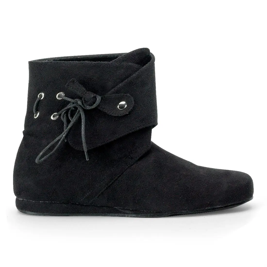 Women's Stylish Ankle Lace Footwear - Renaissance-50 Microfiber Boots, Adjustable Laces, Ideal for Renaissance Fair, Cosplay Events, Ankle Lace Detail
