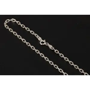 Anchor Cable Sterling Silver Chain 18 inch