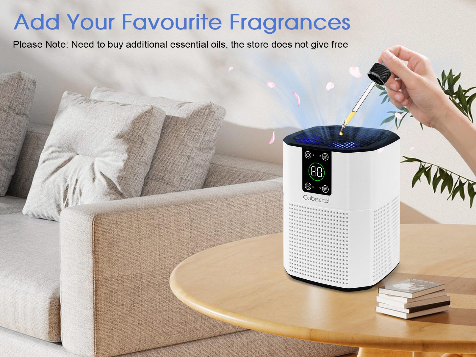 Cobectal Air Purifier for Home, Compact Room Cleaner with 3-in-1 Filter Aroma Diffuser & Sleep Mode, Ideal for Bedroom Office Dorm Hotel & RV Cobectal Air Purifier for Home, Compact Room Cleaner with 3-in-1 Filter Aroma Diffuser & Sleep Mode, Ideal for Bedroom Office Dorm Hotel & RV