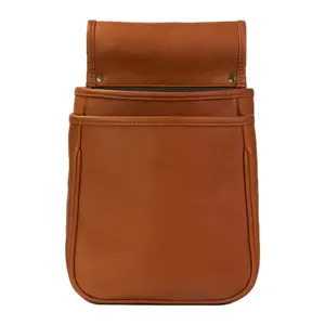 Regal Genuine Leather Deluxe Shotgun Shell Bag, Durable Hunting Pouch for Range and Field Use