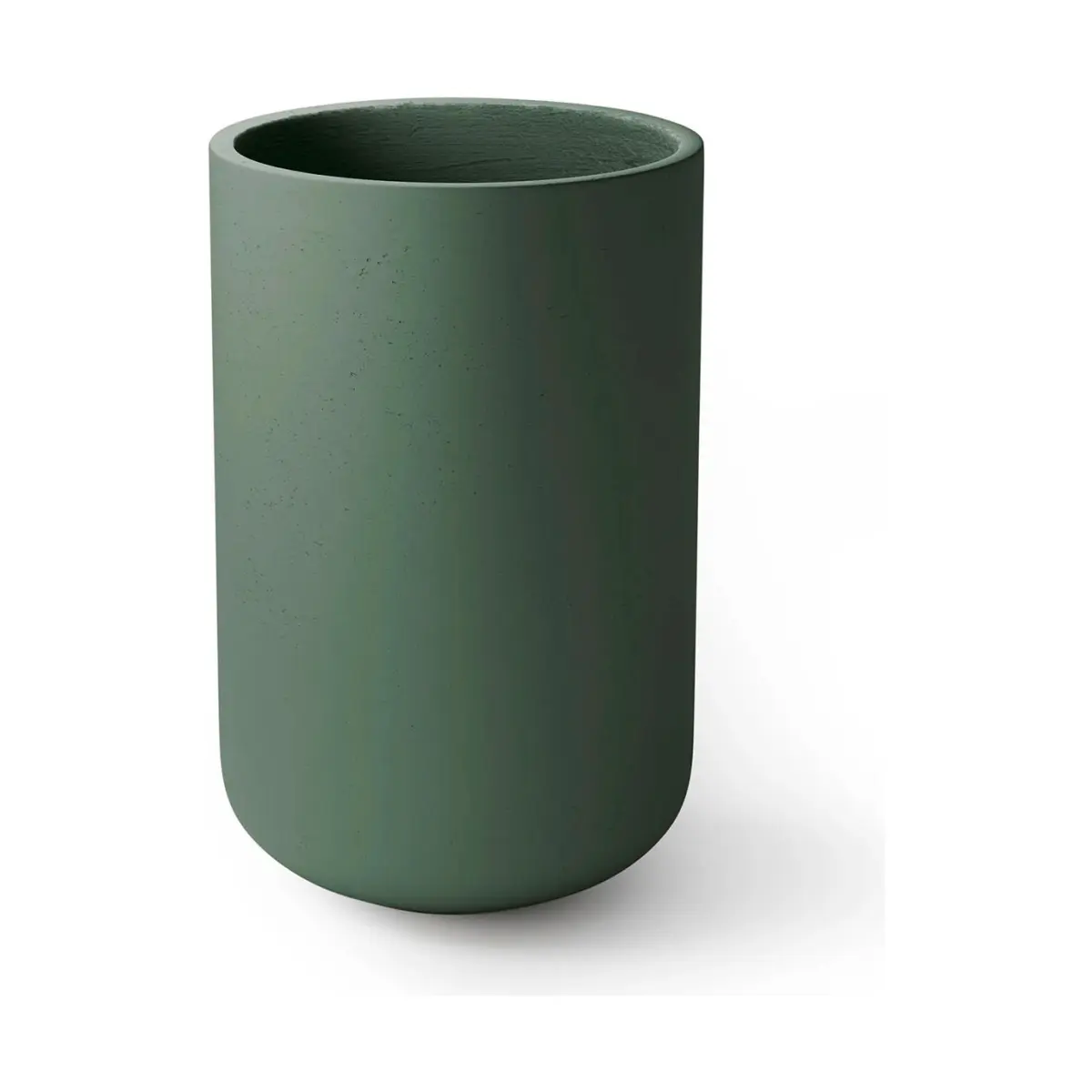 Concretti Designs B3251896 Juniper Indoor & Outdoor Round Pot Planter, Turquoise - 12 in. Dia. x 15 in.