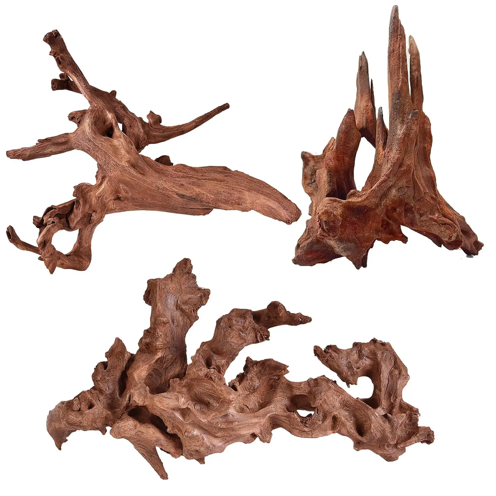 Aquarium Driftwood Decor - Aquarium Supplies for Fish Tanks, Reptile Bearded Dragon Accessories, Air Plants,back to school