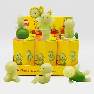 Smiski Exercising Blind Box – Glow-in-the-Dark Mini Figures | Cute Collectible Desk Decor Gift