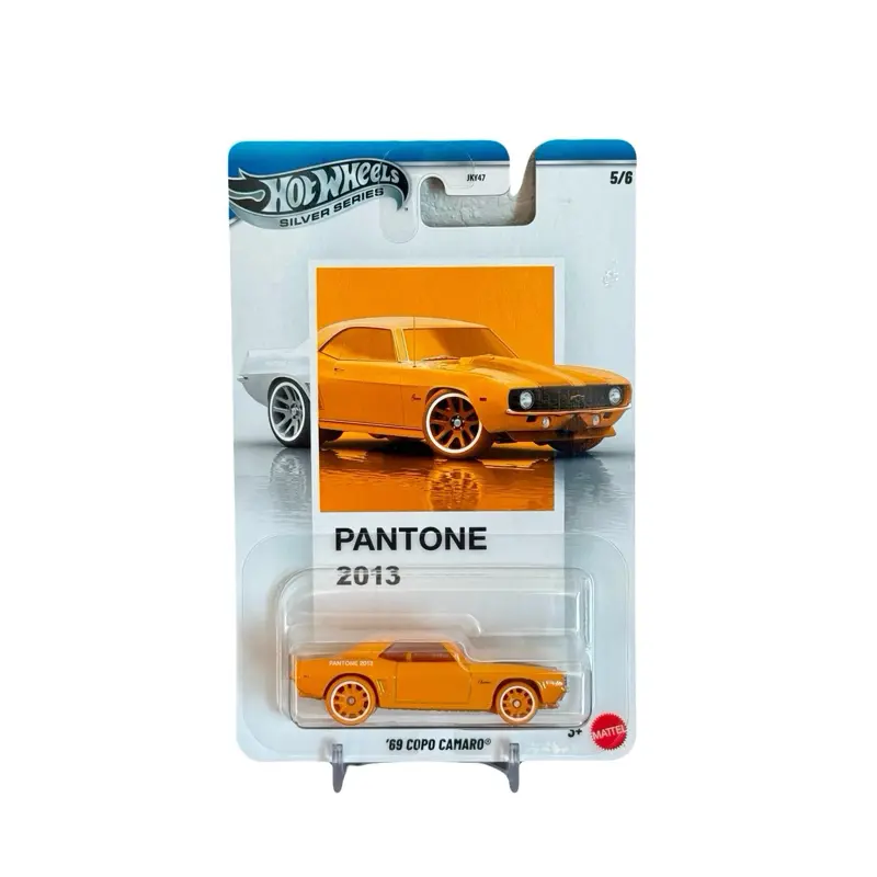 Hot Wheels Silver Series Pantone 2013 ‘69 Copo Camaro 1:64 Diecast Collectible Model Mattel