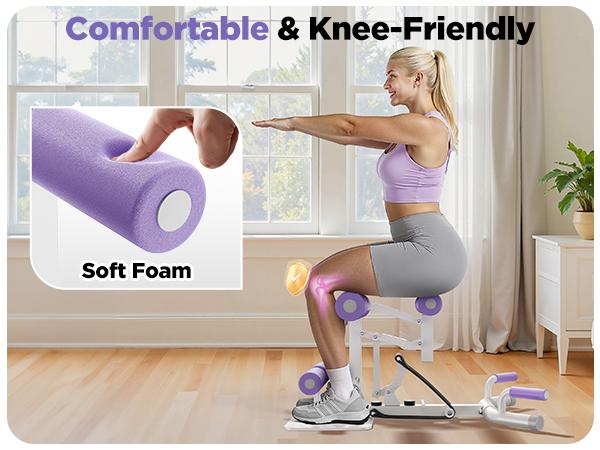 Feierdun DQ2-Upgraded Adjustable Deep Squat Machine, Glutes workout for Home Gym Workout Training, Sit Up Machine for Abs and Muscle Building, Abdominal bench, Push Up Fitness Equipment, TikTokShopBlackFriday #SpringStatements