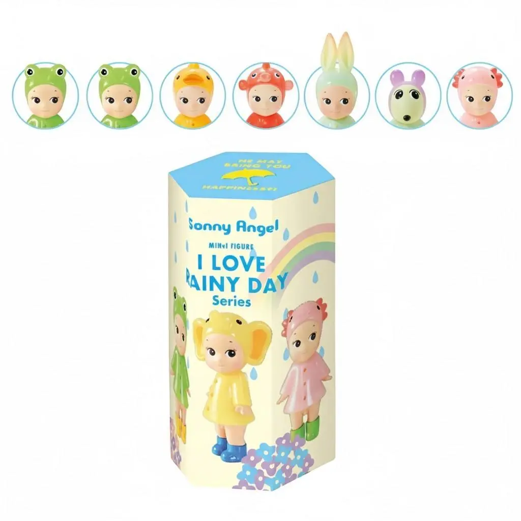 Sonny Angels Edition Sealed Blind Box - I Love Rainy Day Series | Kawaii Collectible Toy Desk Decor Gift | Collectible figures sealed Blind box - Halloween Gift