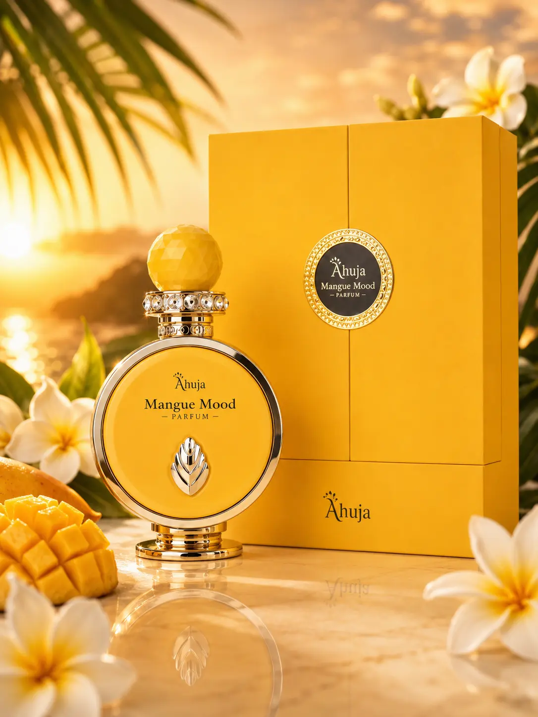 Ahuja Mangue Mood Parfum Eau de Parfum 100ml | Tropical Fruity Luxury Perfume | Long Lasting Fragrance for Women