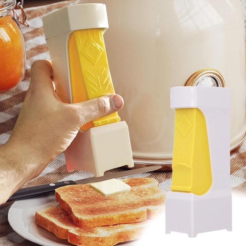 One Click Stick Butter Cutter, Butter Cutter and Storage Case, One Click Stick Butter Cutter with Stainless Steel Blade, Butter Slicers for Butter Squares, Bread, Cheese