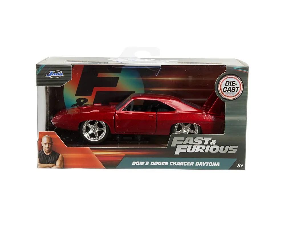 1:32 Fast & Furious Dom’s Dodge Charger Daytona – Red by Jada