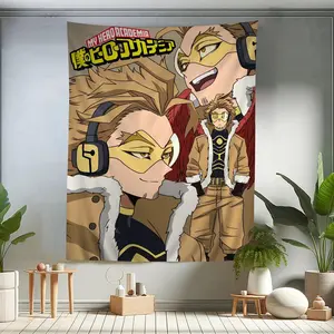 Anime My Hero Academia Hawks Cartoon Tapestry Wall Hanging Decoration Household Home Decor summerwins,summerwins