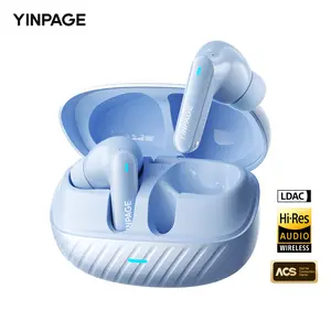 YINPAGE Wireless Earbuds with ANC & ENC Active Noise Cancelling & Ambient Noise Capture for Enhanced Audio Experience  cancelling headphone  black pods sport workout