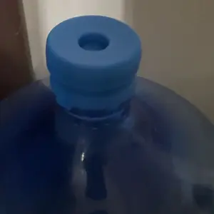 3 & 5 Gallon Water Jug Caps, Non-Spill Leak Free Silicone Covers for Indoor & Outdoor Use, BPA Free Food Grade - Pack of 3