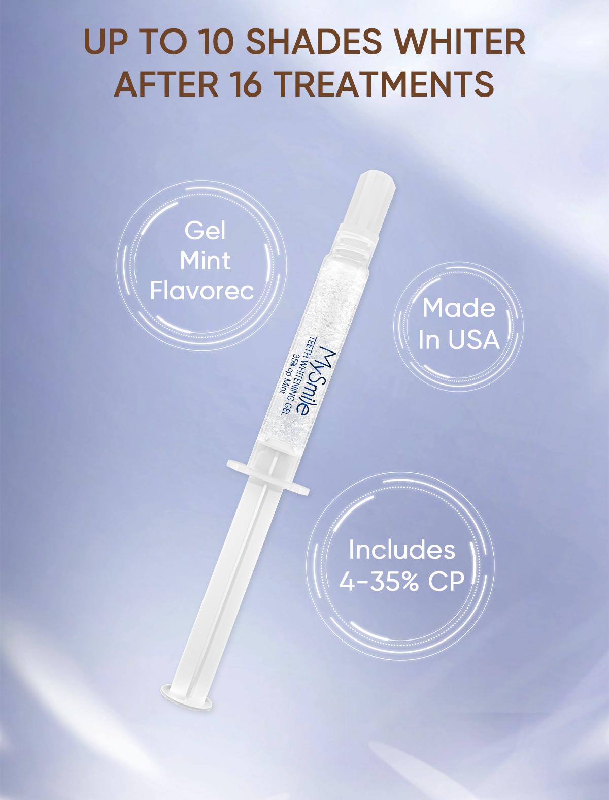 MySmile Ultimate Deluxe 10 Min Teeth Whitening Kit with 28 LED Light, 35% Carbamide Peroxide Teeth Whitening Gel TikTokShopdealsforyoudays TikTok Shop Deal