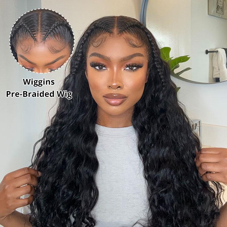 [Spring Renewal] Wiggins Hair Pre Braided Glueless Loose Deep Wave Wig 13x6 Lace Frontal Wigs Human Hair Pre Everything Pre Stylist Wig Ear To Ear Natural Hairline Ready To Go Wig #TikTokShopSpringGlowUp #WeeklyDeals