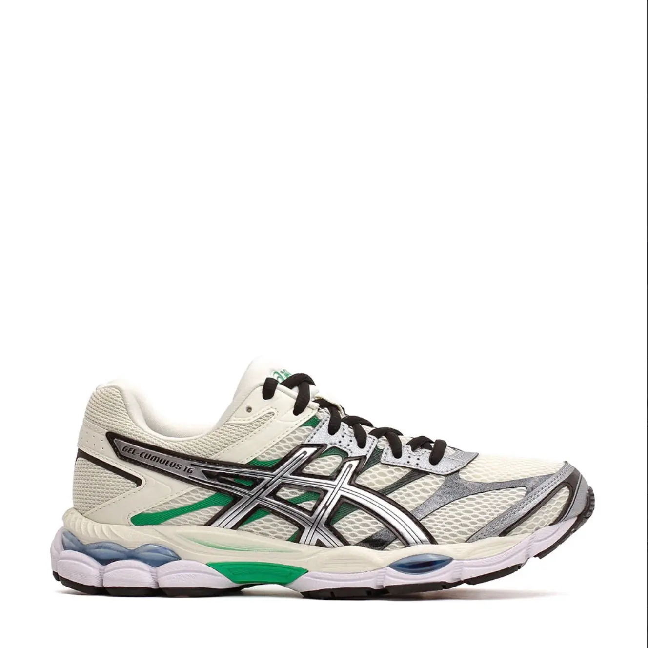 ASICS Men's Gel-Cumulus 16 Athletic Sports Shoe - Ivory, Pure Silver, Cream Casual Footwear Lifestyle Sneaker