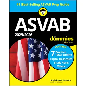 ASVAB 2025–2026 Prep Book – Study Guide with Practice Tests - Paperback