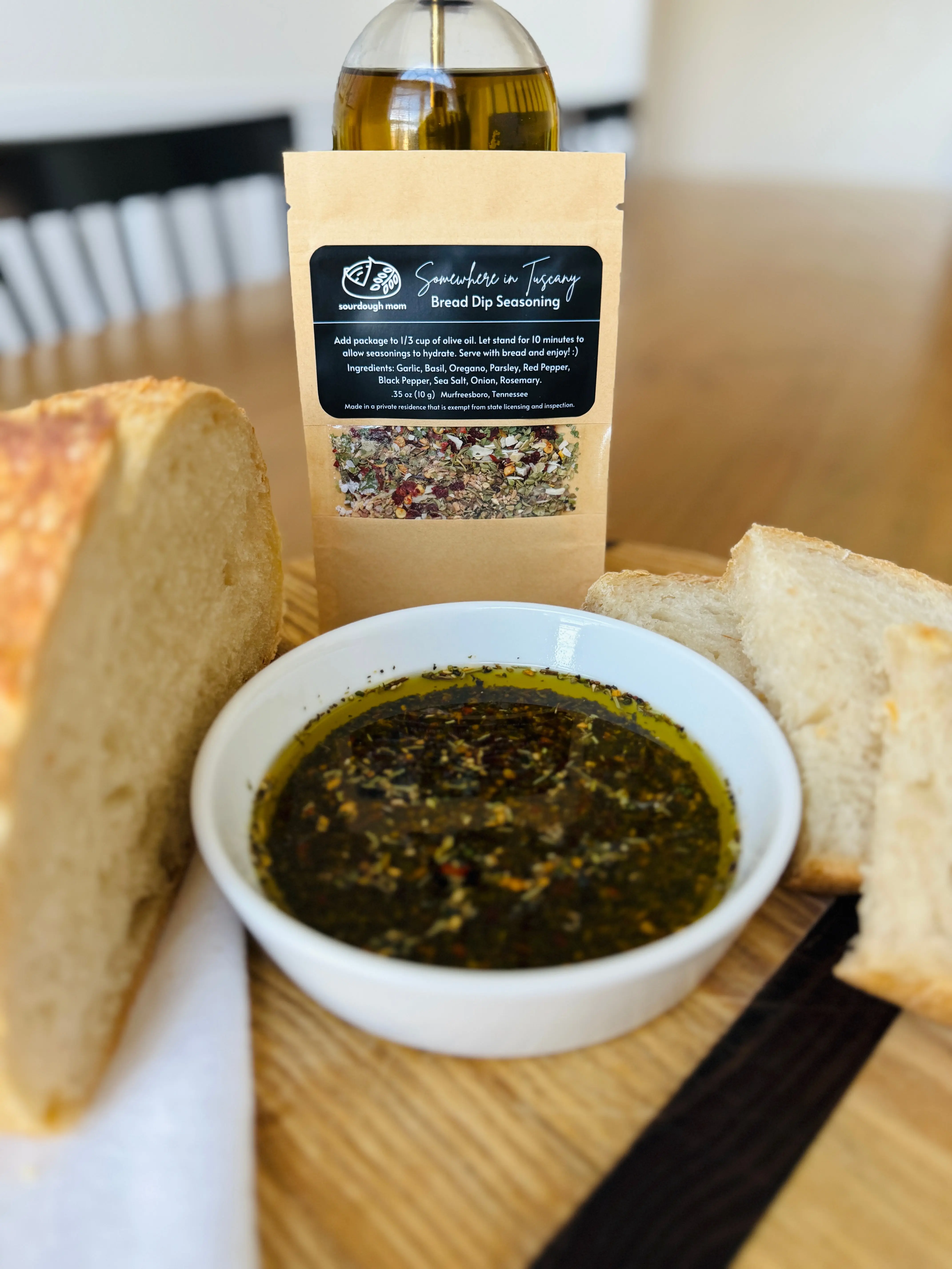 "Somewhere in Tuscany" Bread Dip Seasoning