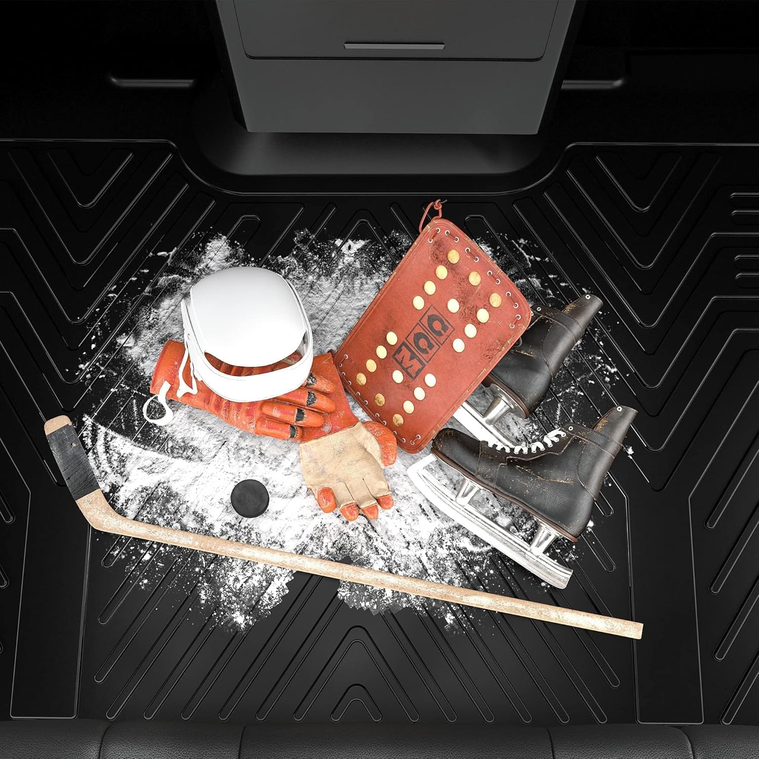 YITAMOTOR Floor Mats Compatible with Jeep Wrangler JK Unlimited, Custom Fit Floor Liners for 2014-2018, All Weather Protection, Black Car Accessories