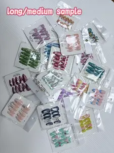 Jojo(4004)gc.20 pairs for $20.99 handmade press on nails(mystery box)
