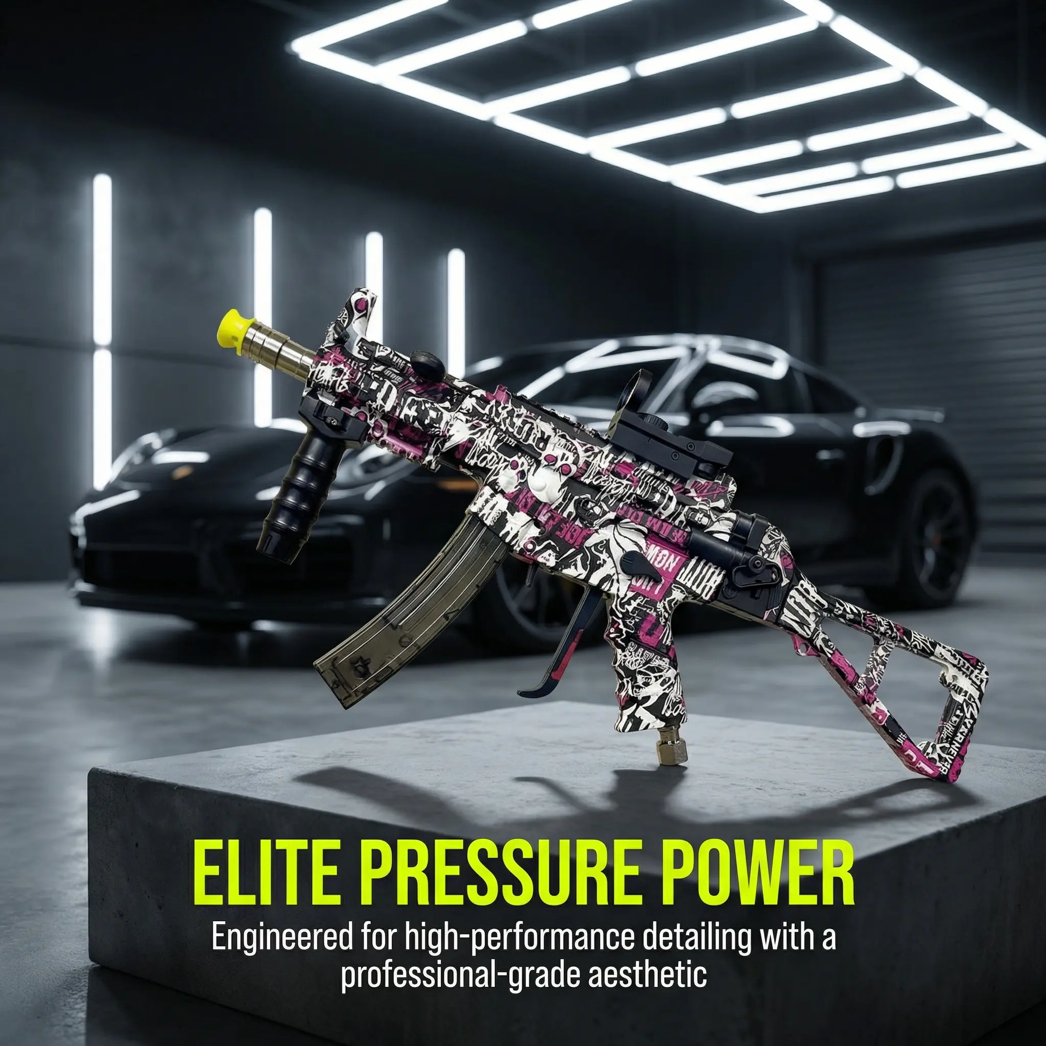 Elite-Grade High-Pressure Car Wash Water Gun - Extreme Water Pressure Tool with Sprayer, Handheld Snow Foam Spray Set, Personalized Nozzle for Home, Automotive Cleaning Car Wash Equipment Pressure Washer Sprayer Car Wash Sprayer