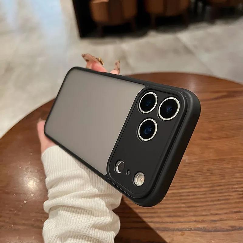 for Iphone Including Air, 17 Pro Max, 17 Pro, 17, 16 Pro Max, 16 Pro, 16, 16E, 15 Pro Max, 15 Pro, 15, 14 Pro Max, 14 Pro, 14, 13 Pro Max, 12 11 ProMax XsMax, Offering Shock Resistance And Camera Protection, Featuring a Minimalist Matte Black  Design,