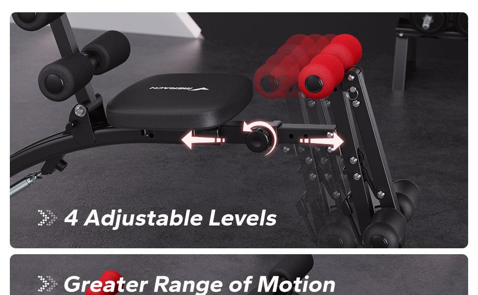 MERACH Multi-Functional Adjustable Ab Machine Workout Bench Sit Up Machine Push Up Exercise Chair for Home Gym MERACH Multi-Functional Adjustable Ab Machine Workout Bench Sit Up Machine Push Up Exercise Chair for Home Gym