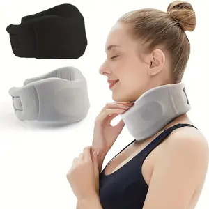 Neck Brace Cervical Collar - Neck Pain Relief and Neck Support Brace for Sleeping Soft Foam Wraps Keep Vertebrae Stable and Aligned for Relief of Cervical Spine Pressure for Women & Men