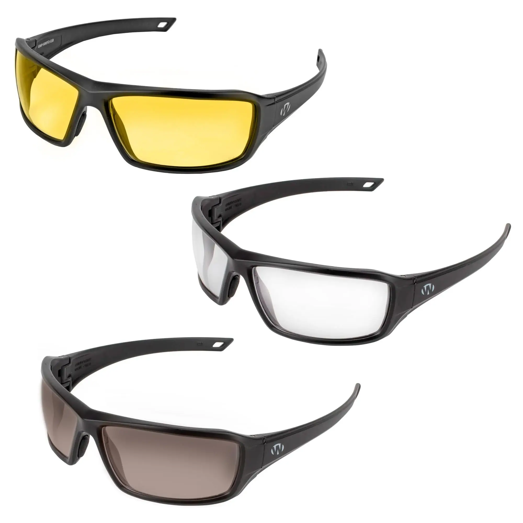 Walker's Forge Full Frame Shooting Goggles with Protective Case for Hunting Sports & Outdoor Recreation