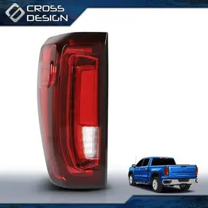 CROSSDESIGN Fit For 19-23 GMC Sierra 1500 Factory Full LED Tail Light Brake Lamp Left Driver