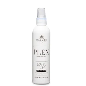 Heat Protectant Spray with Bond Repair - Kallos Plex - For Flat Iron Blow Dry Curling - No Residue - Professional