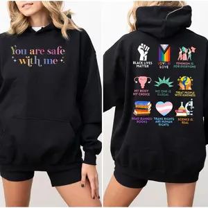 Equality Shirt, Human Rights shirt, Equal Rights, You Are Safe With Me T-Shirt/Sweatshirt/Hoodie